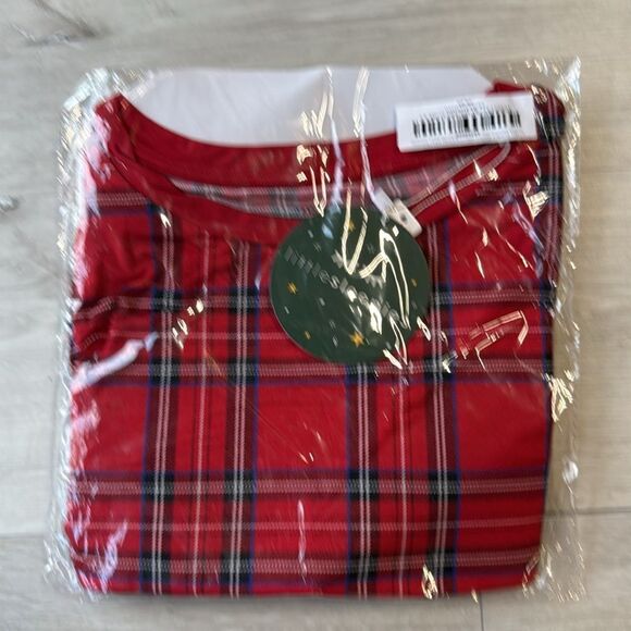 Little Sleepies The Holiday Plaid Men's Pajama Top Lunaluxe™ Bamboo L NWT in pkg - Picture 4 of 5